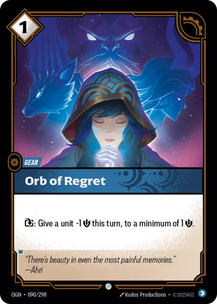 Orb of Regret - 090/298 - C Mind