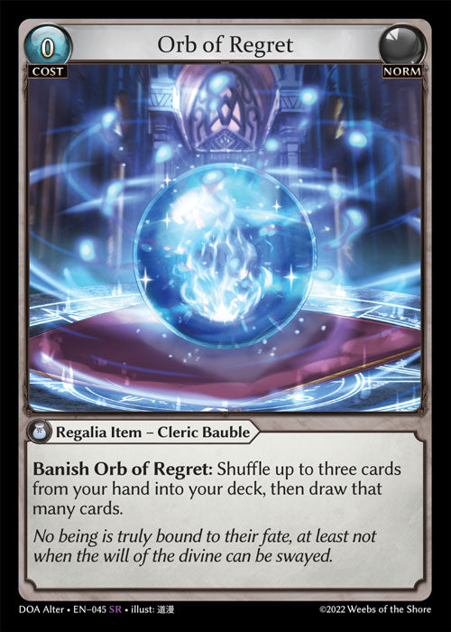 Orb of Regret - Dawn of Ashes