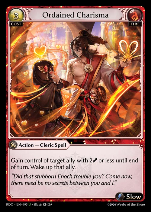 Ordained Charisma - Radiant Origins - U Fire