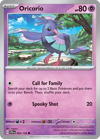 Oricorio - 065/159 - Journey Together