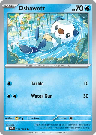 Oshawott - 021/086 - White Flare