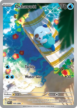 Oshawott - 105/086 - White Flare