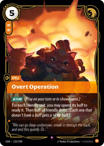 Overt Operation - 153/298 - R Body