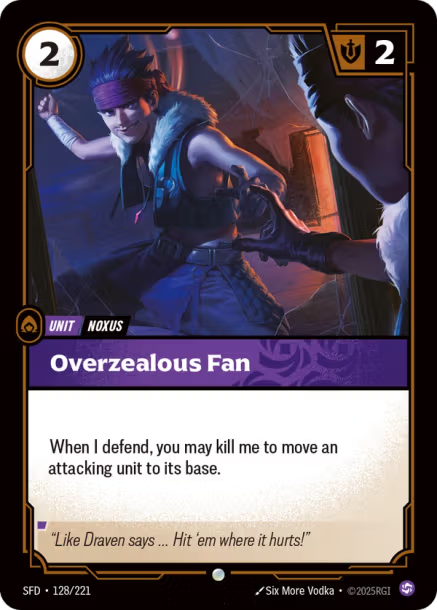 Overzealous Fan - 128/221 - C Chaos