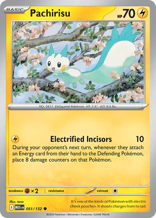 Pachirisu - 051/132 - Mega Evolution