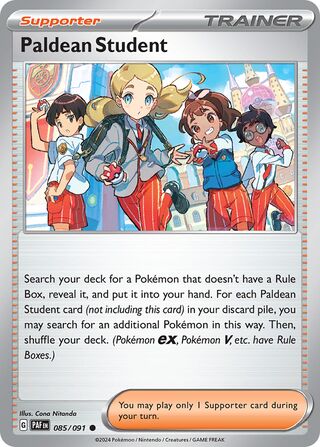 Paldean Student - 085/091 - Paldean Fates 