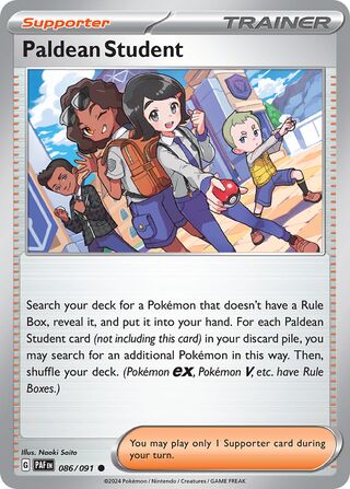 Paldean Student - 086/091 - Paldean Fates 