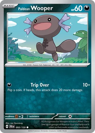Paldean Wooper - 093/159 - Journey Together