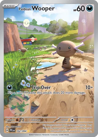 Paldean Wooper - 102/094 - Phantasmal Flames