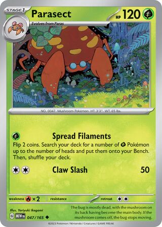 Parasect - 047/165 - 151 