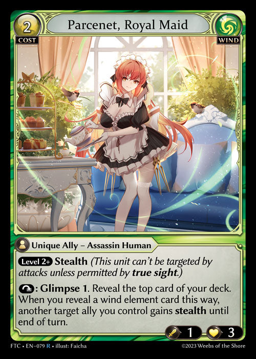 Parcenet, Royal Maid - Fractured Crown - R Wind