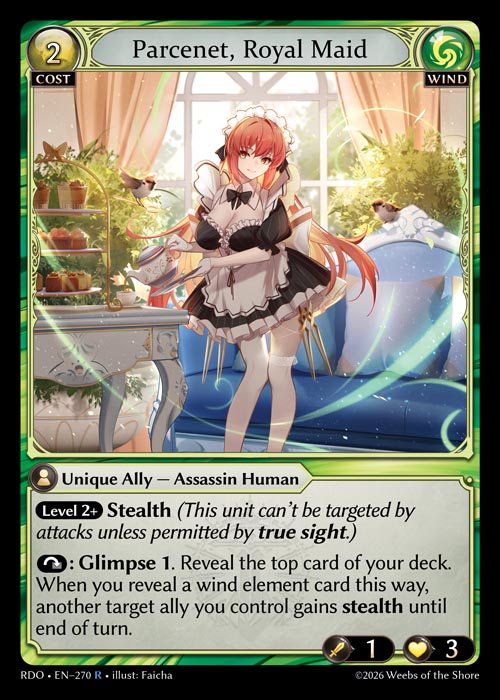 Parcenet, Royal Maid - Radiant Origins - R Wind