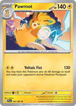 Pawmot - 034/094 - Phantasmal Flames