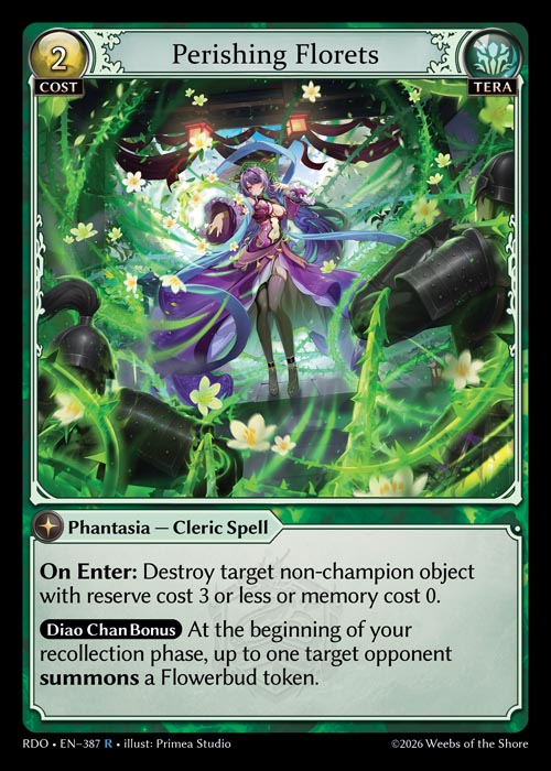 Perishing Florets - Radiant Origins - R Tera