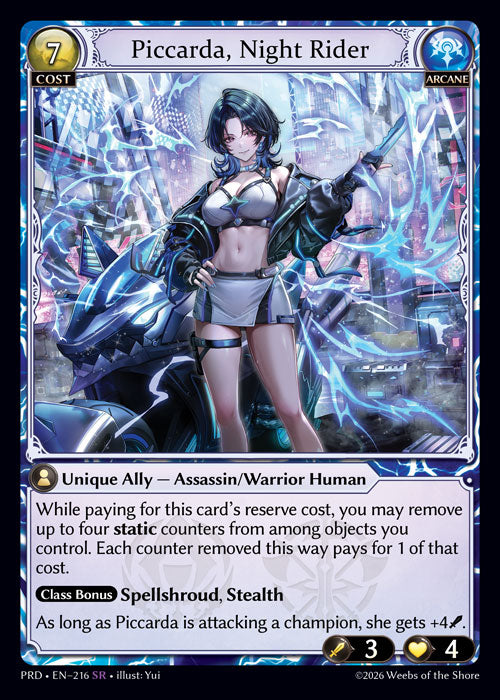 Piccarda, Night Rider - .asphodel/paradise - SR Arcane