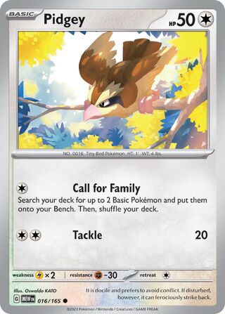 Pidgey - 016/165 - 151 