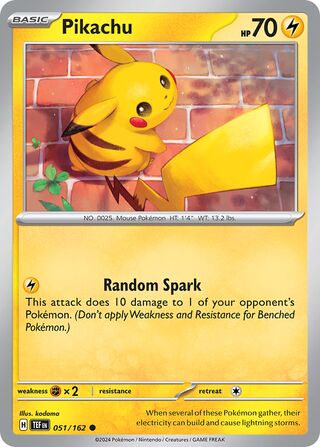 Pikachu - 051/162 - Temporal Forces 