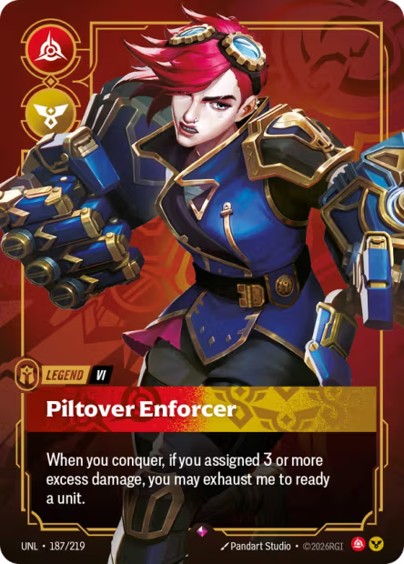 Piltover Enforcer - 187/219 - R Legend