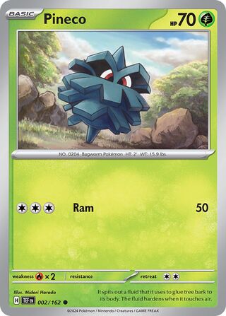 Pineco - 002/162 - Temporal Forces 