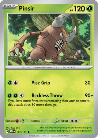 Pinsir - 127/165 - 151 
