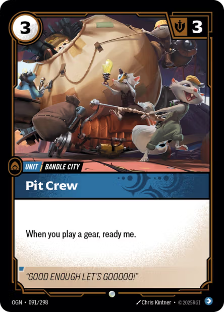 Pit Crew - 091/298 - C Mind