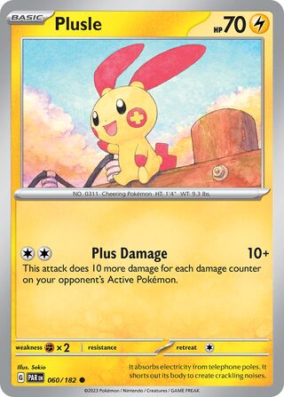 Plusle - 060/182 - Paradox Rift 