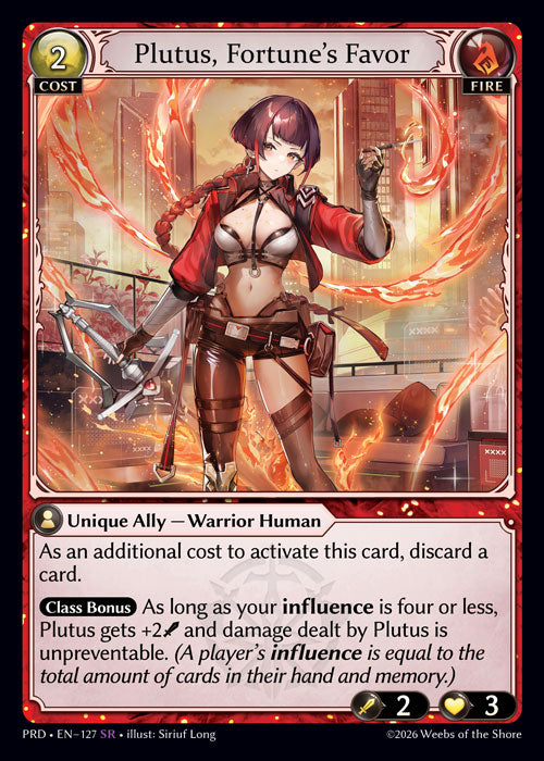 Plutus, Fortune’s Favor - .asphodel/paradise - SR Fire