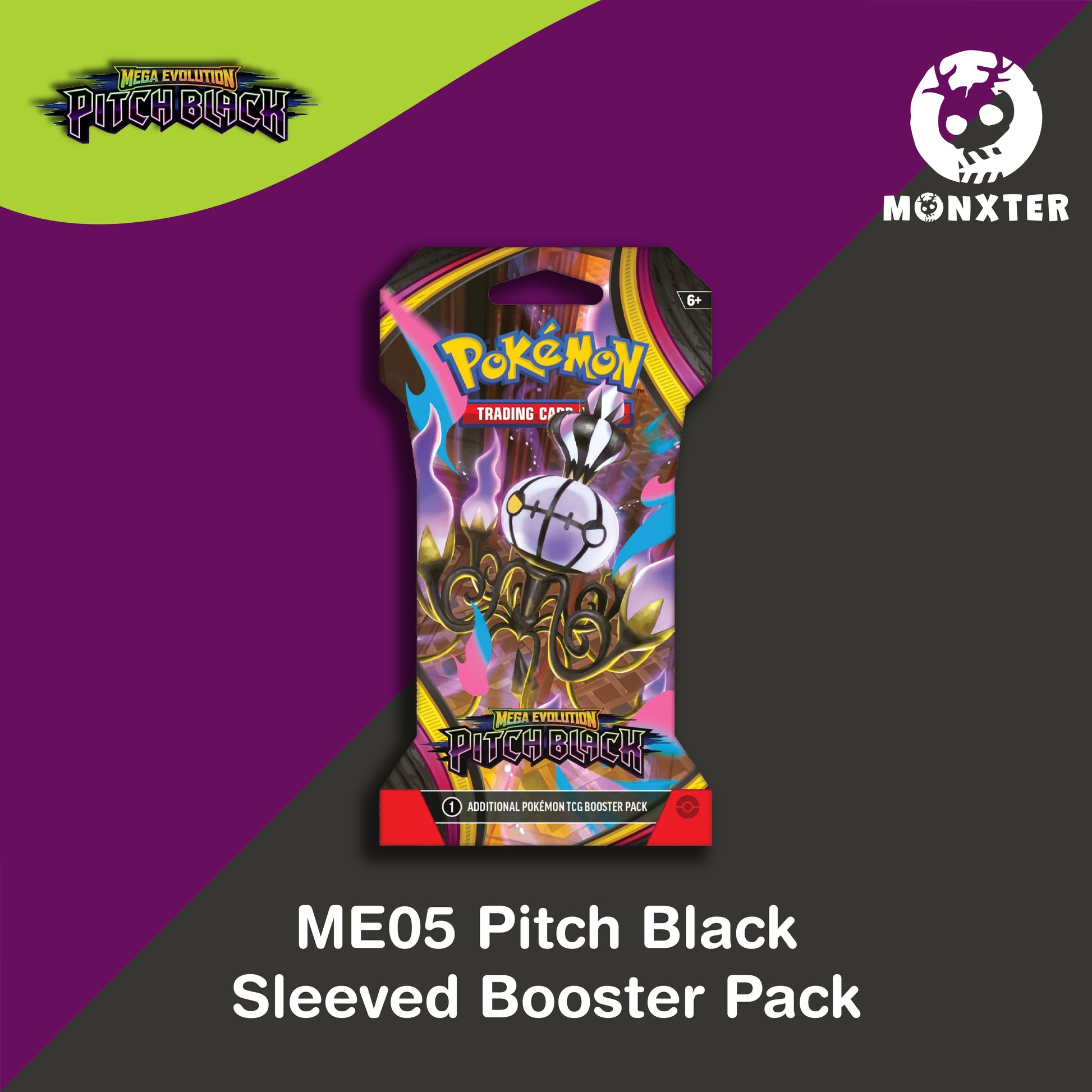 Pokémon TCG - ME05 Pitch Black Sleeved Booster Pack