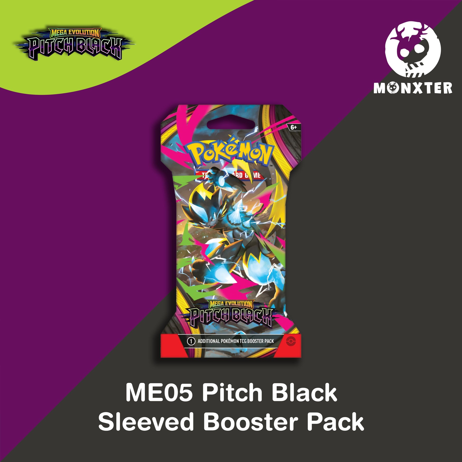 Pokémon TCG - ME05 Pitch Black Sleeved Booster Pack