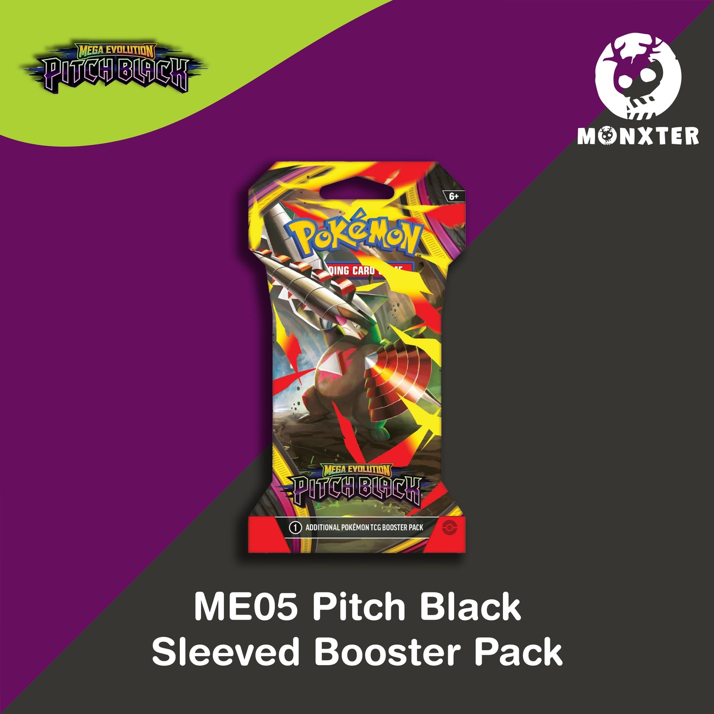 Pokémon TCG - ME05 Pitch Black Sleeved Booster Pack
