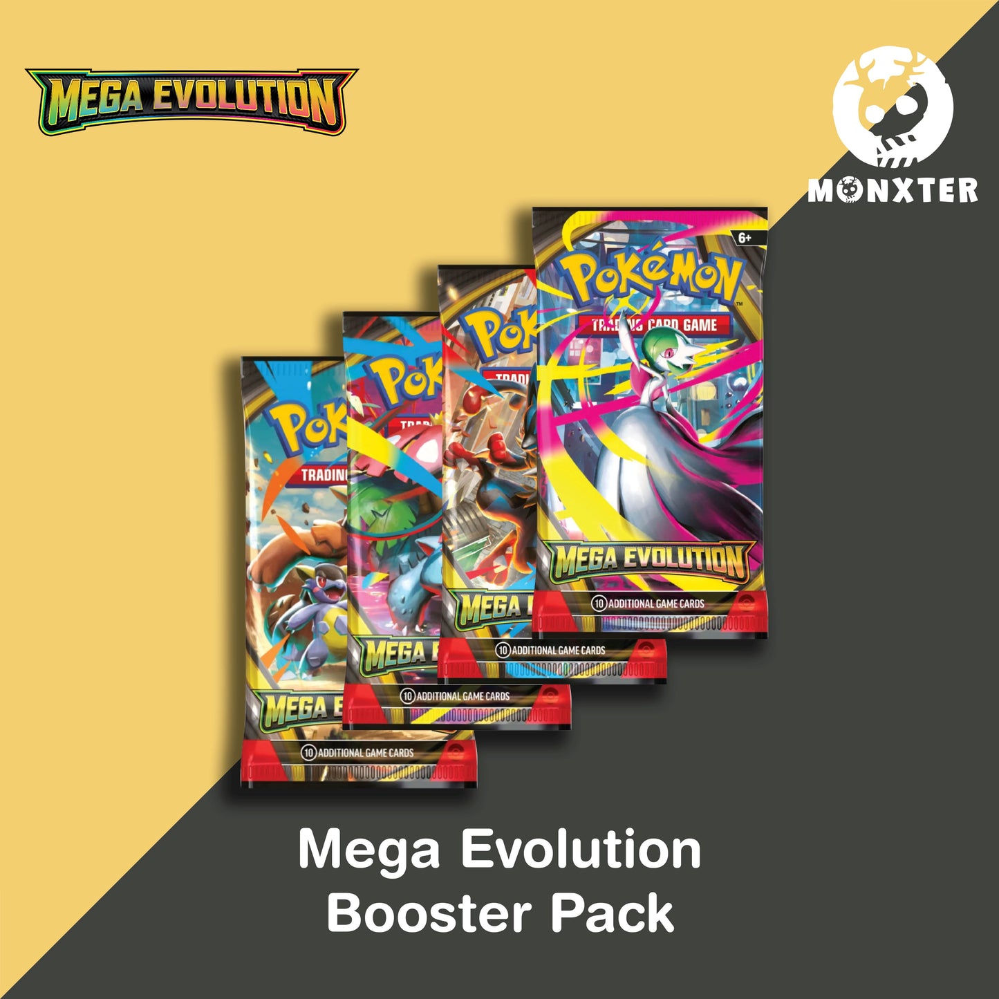 pokemon booster packs 2020 Pokémon TCG: Mega Evolution Booster Pack – Desk Monxter