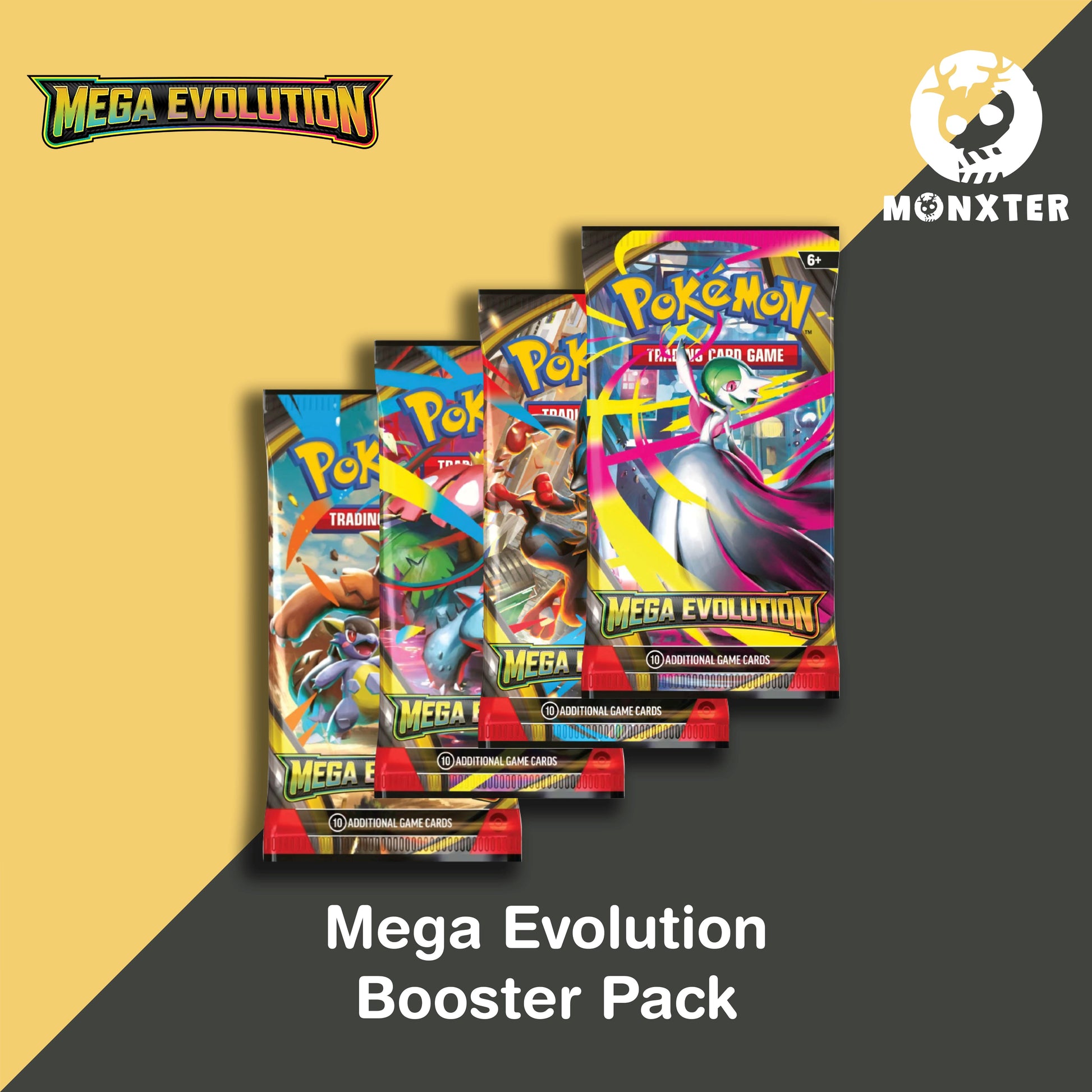 Pokmon TCG: Mega Evolution Booster Pack Desk Monxter Pokmon TCG: Mega Evolution Booster Pack Desk Monxter