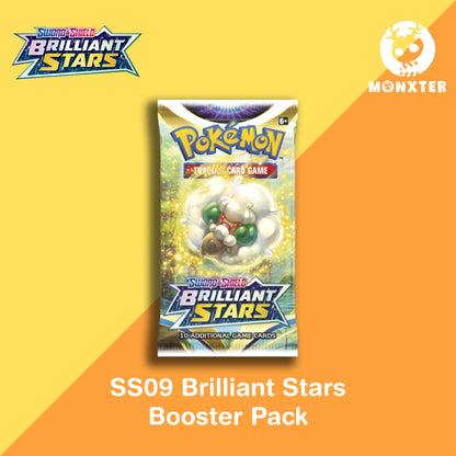 Pokmon TCG: Sword & Shield SS09 Brilliant Stars Booster Pack Desk Monxter Pokmon TCG: Sword & Shield SS09 Brilliant Stars Booster Pack Desk Monxter