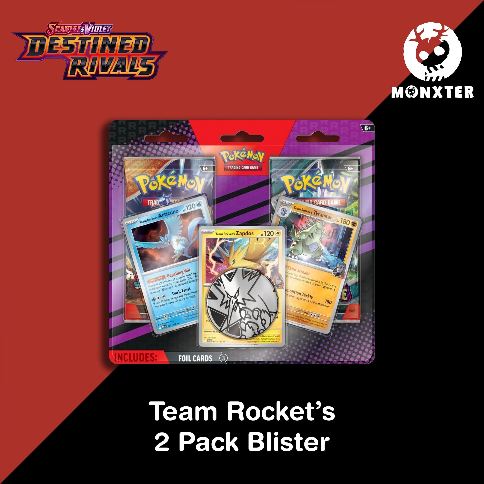Pokemon TCG: Enhanced 2-Pack Blister Desk Monxter Pokemon TCG: Enhanced 2-Pack Blister Desk Monxter