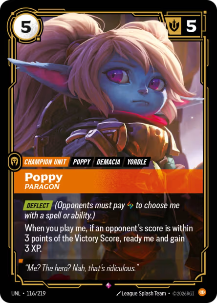Poppy, Paragon - 116/219 - R Body
