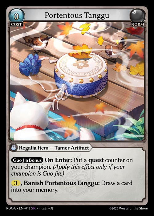 Portentous Tanggu (Armaments) - Radiant Origins - SR norm