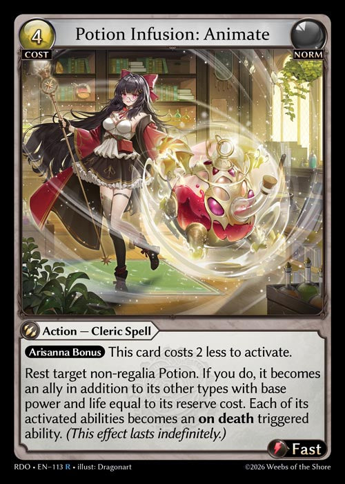  Potion Infusion: Animate - Radiant Origins - R Norm