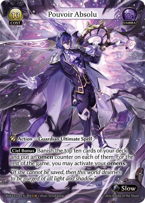 Pouvoir Absolu - Radiant Origins - UR Umbra
