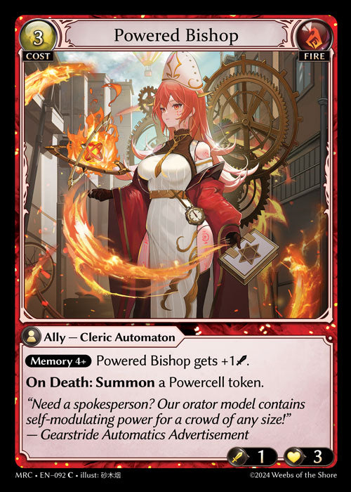 Powered Bishop - Mercurial Heart -  C Fire