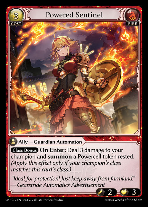 Powered Sentinel - Mercurial Heart -  C Fire