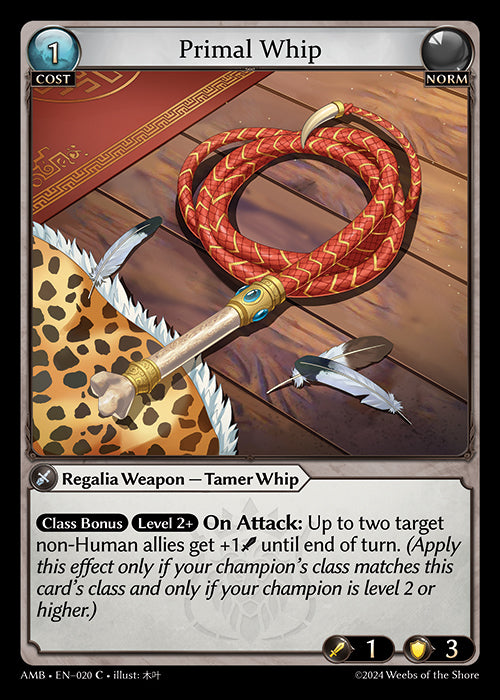 Primal Whip - Mortal Ambition - C Norm