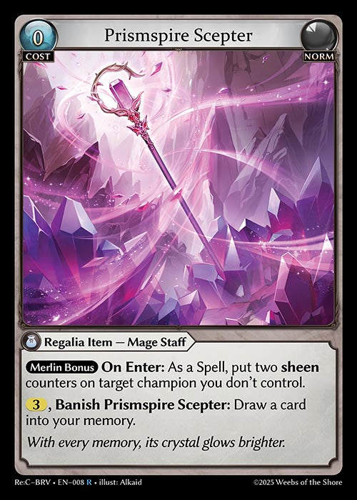 Prismspire Scepter - Merlin Re:Collection Brilliant Vestige - R Norm