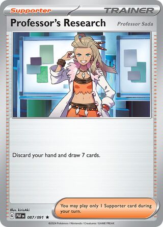 Professor's Research - 087/091 - Paldean Fates 