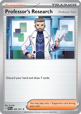 Professor's Research - 088/091 - Paldean Fates