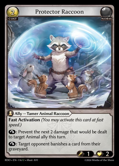 Protector Raccoon - Radiant Origins - U Norm