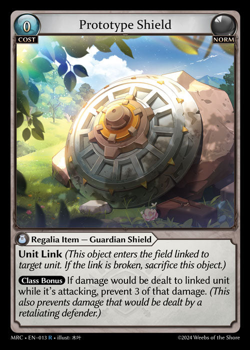 Prototype Shield - Mercurial Heart -  R Norm