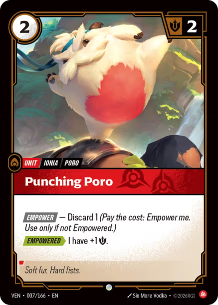 Punching Poro - 007/166 - C Fury