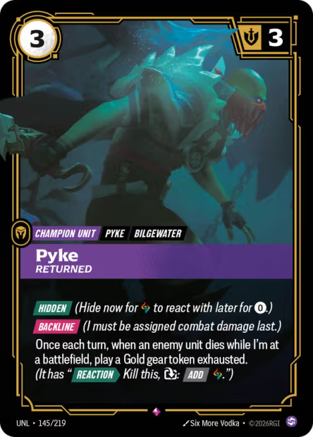 Pyke, Returned - 145/219 - R Chaos