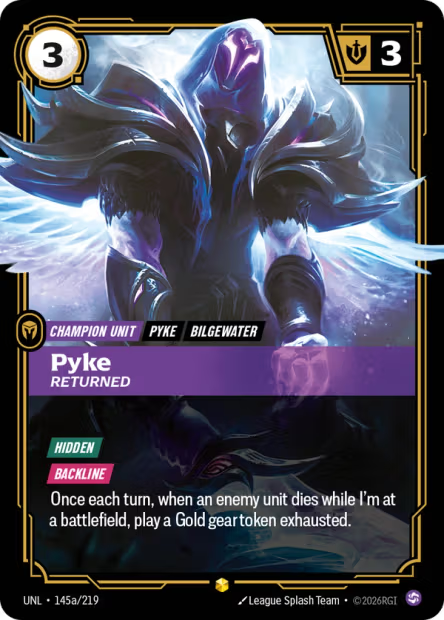 Pyke, Returned - 145a/219 - Alternate Art