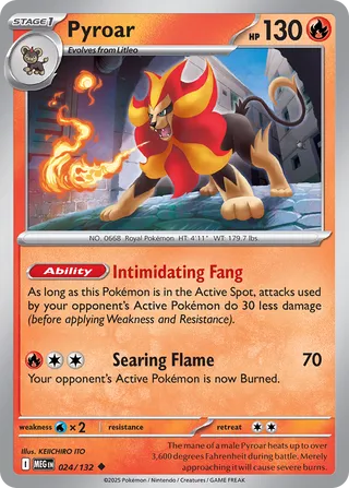 Pyroar - 024/132 - Mega Evolution